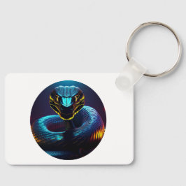 Llavero negro Cobra Snake In Your Face