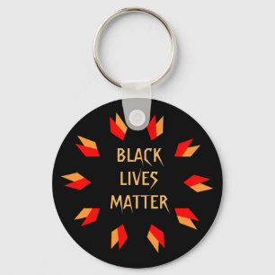 Llavero negro de la materia de las vidas
