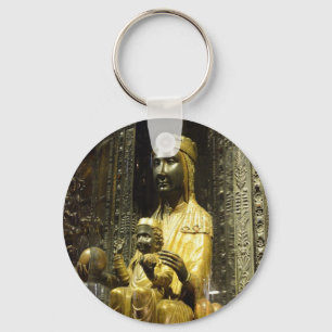 llavero negro de Montserrat del madonna