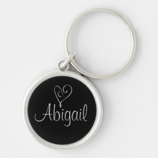 Llavero negro elegante personalizado
