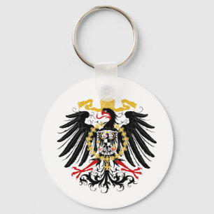Llavero Negro rojo prusiano y oro de Eagle