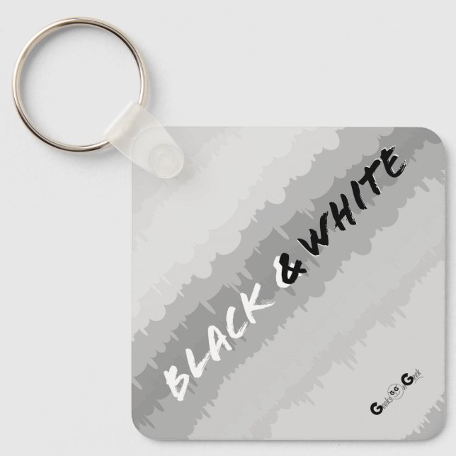 Llavero "Negro y Blanco" (Anverso)