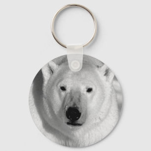 Llavero Negro y oso polar de la pizca