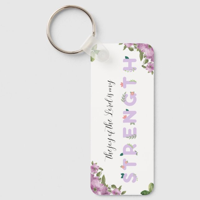 Llavero Nehemiah 8:10 Keychain (Anverso)