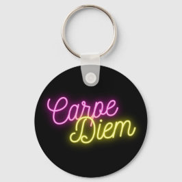 Llavero Neon Carpe Diem Word Art