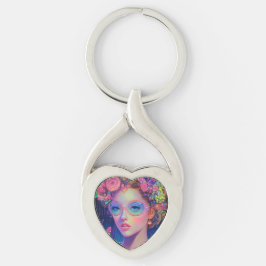 Llavero Neon Garden Goddess