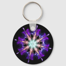Neon Kaleido-Twist Burst en morado y rosa