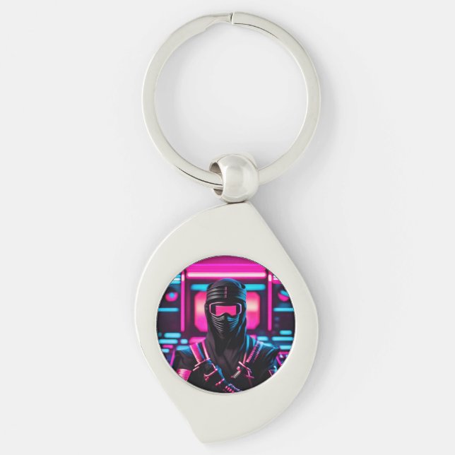 Llavero neon ninja (Anverso)