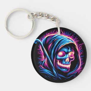 Llavero Neon Reaper Glow - Calavera
