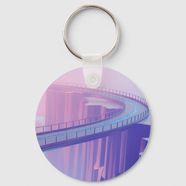 Llavero Neon Skybridge Dreamscape (Anverso)
