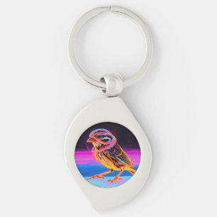 Llavero Neon Sparrow con acentos brillantes