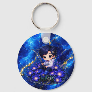 Llavero Neos Kawaii Zodíaco Acuario