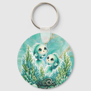 Llavero Neos Kawaii Zodíaco Piscis