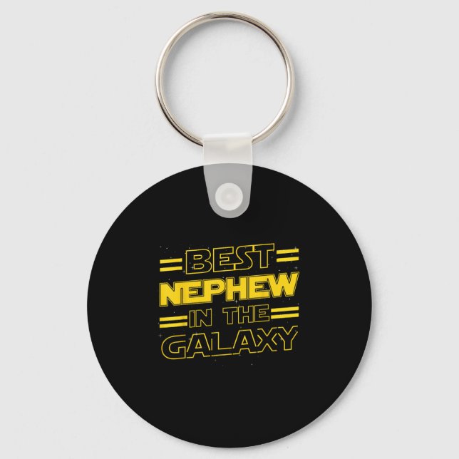 Llavero Nephew In The Galaxy Funny Fathers Day Gift For Me (Anverso)