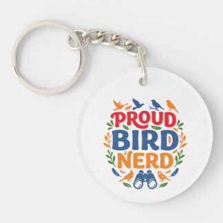 LLAVERO NERD DE PÁJAROS ORGULLOSO