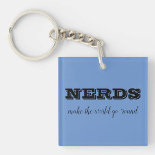 Llavero NERDS hacen que el mundo gire