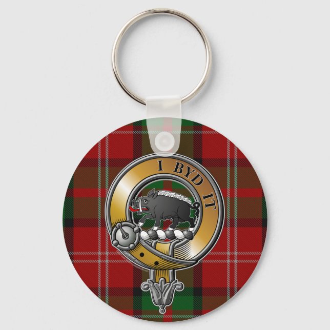 Llavero Nesbitt Tartan & Badge (Anverso)