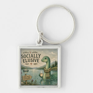 Llavero Nessie esquiva socialmente criptozoología Loch Nes