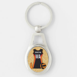 Llavero Netball personalizado único