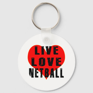 Llavero Netball vivo del amor