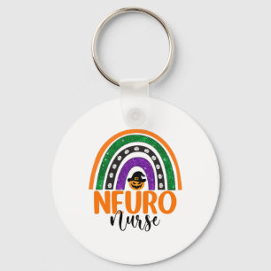 Llavero Neuno Nurse Neuroscience Enfermería Halloween Rain