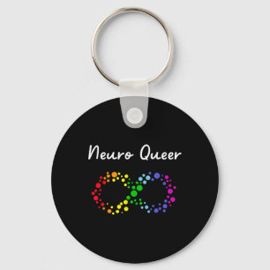 Llavero ¡Neuro Queer! ¡Orgullo Gay Lgbtq! Neurodiverso Aut