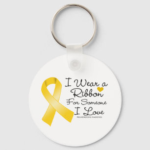 Llavero Neuroblastoma Ribbon Alguien Que Me Ama
