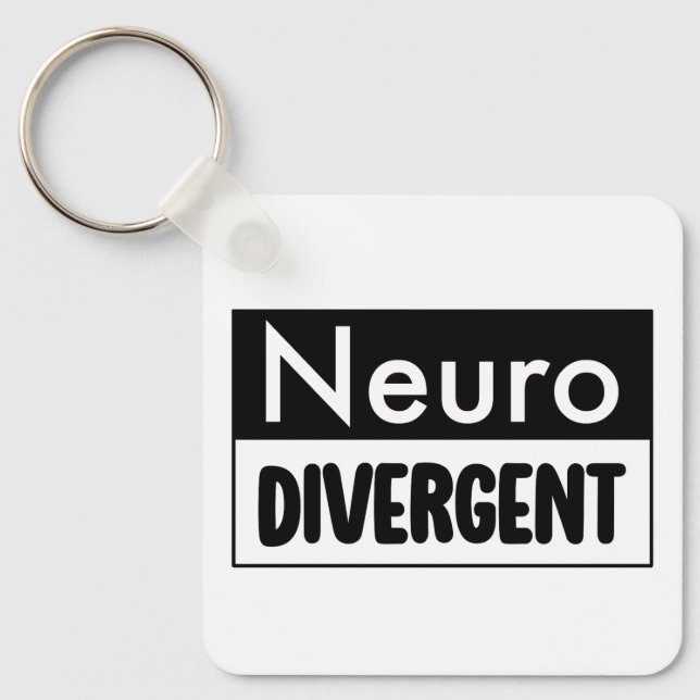 Llavero Neurodivergente | Conciencia sobre la neurodiversi (Anverso)