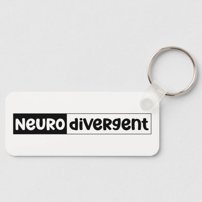 Llavero Neurodivergente | Conciencia sobre la neurodiversi (Anverso)
