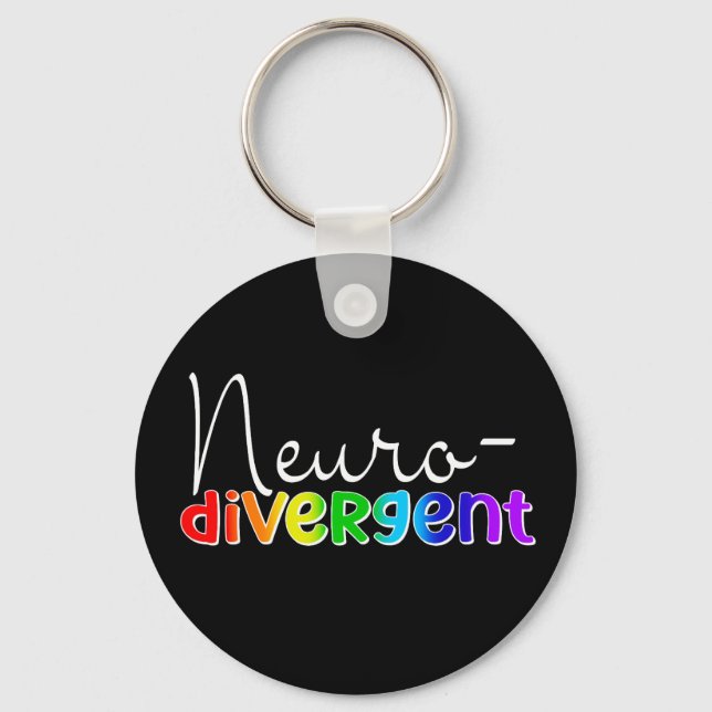 Llavero Neurodivergente | Neurodiversidad Sensibilización  (Reverso )