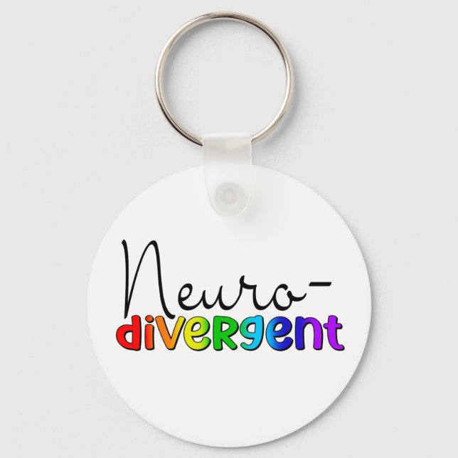 Llavero Neurodivergente | Neurodiversidad Sensibilización  (Reverso )