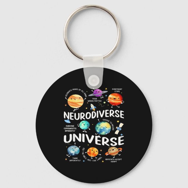 Llavero Neurodiverse Universe Iep Special Ed Paraprofessio (Anverso)