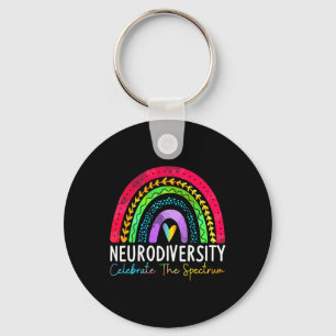 Llavero Neurodiversidad Autismo Espectro Asd Adhd Rainbow 
