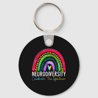 Llavero Neurodiversidad Autismo Espectro Asd Adhd Rainbow