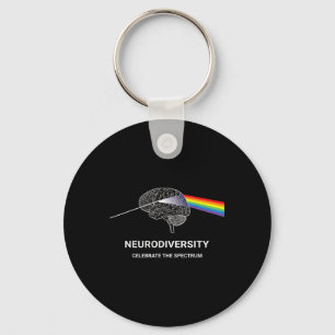 Llavero Neurodiversidad Autismo Espectro Asd Adhd Rainbow