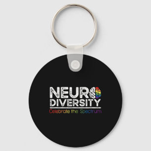 Llavero Neurodiversidad Celebra Salud Mental Tdah Autismo