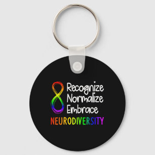 Llavero Neurodiversidad Espectro de Autismo Camisas Asd Ra