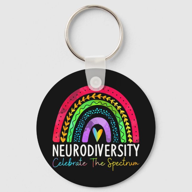 Llavero Neurodiversidad Espectro de Autismo Shirsm Espectr (Anverso)