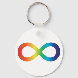 Llavero Neurodiversity Autism Awareness Acceptance Rainbow