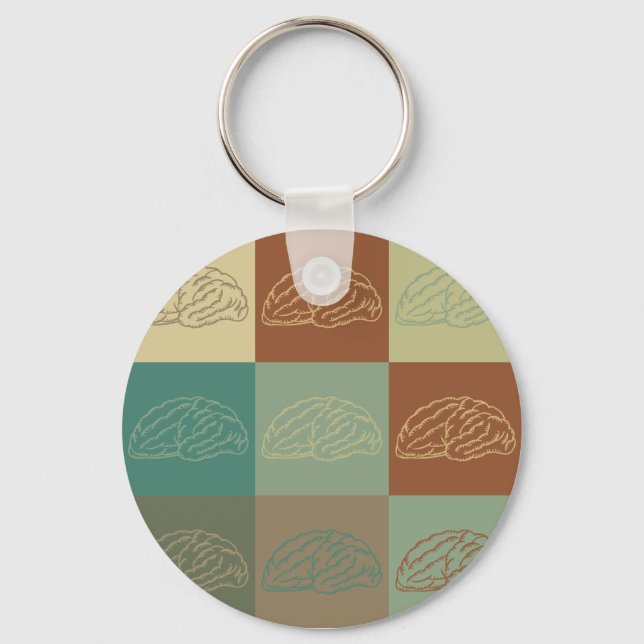 Llavero Neurología Pop Art (Anverso)