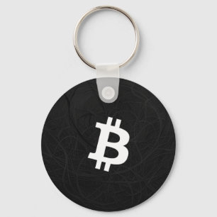 Llavero Neurona Bitcoin Negra