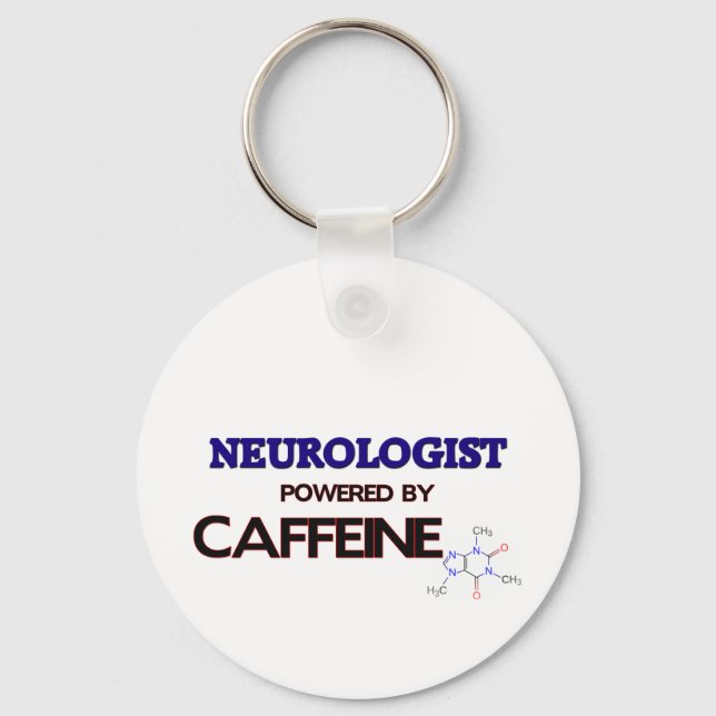 Llavero Neuroólogo impulsado por la cafeína (Anverso)