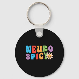 Llavero Neurospicacia Groovy - Autismo De Adhd Neurodiverg