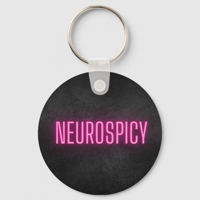 Llavero Neurospicy Neon Keychain (Anverso)