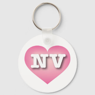 Llavero Nevada Pink Fade Heart - Amo NV
