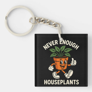 Llavero Never Enough Houseplants Walking Pot Cartoon Funny