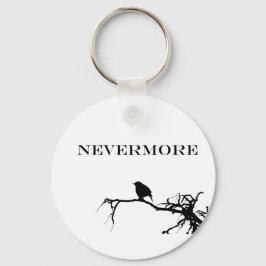 Llavero Nevermore Raven Poem Edgar Allan Poe Design
