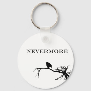 Llavero Nevermore Raven Poem Edgar Allan Poe Design
