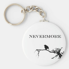 Llavero Nevermore Raven Poem Edgar Allan Poe Design