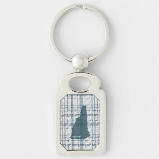 Llavero New Hampshire State Plaid Keychain